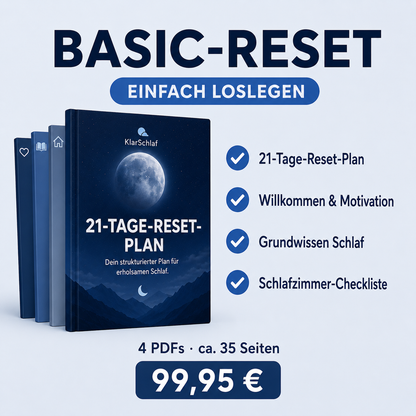 KlarSchlaf – Dein 21-Tage-Reset für echten Tiefschlaf