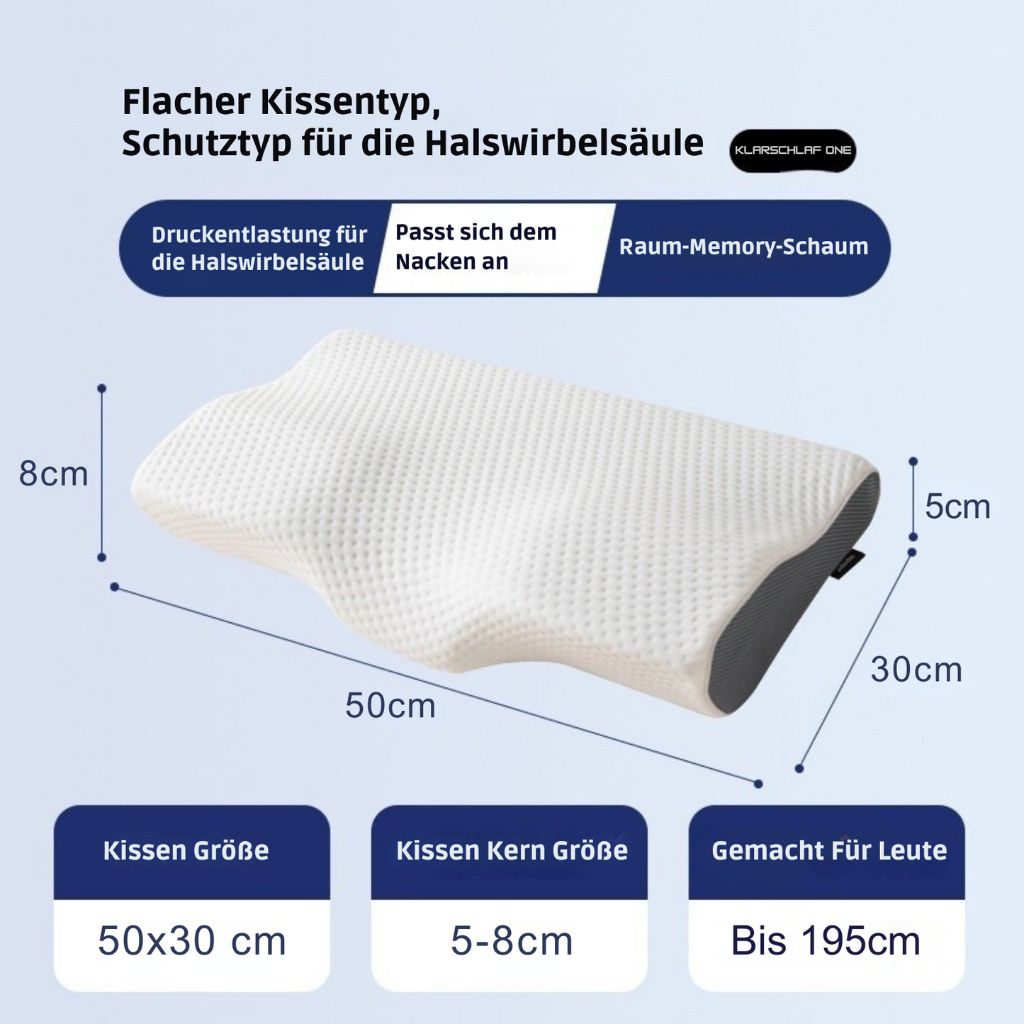 Klarschlaf One -  Freier atmen. Besser schlafen.
